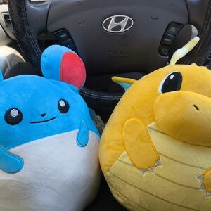 10" Marill and Dragonite Squishmallows